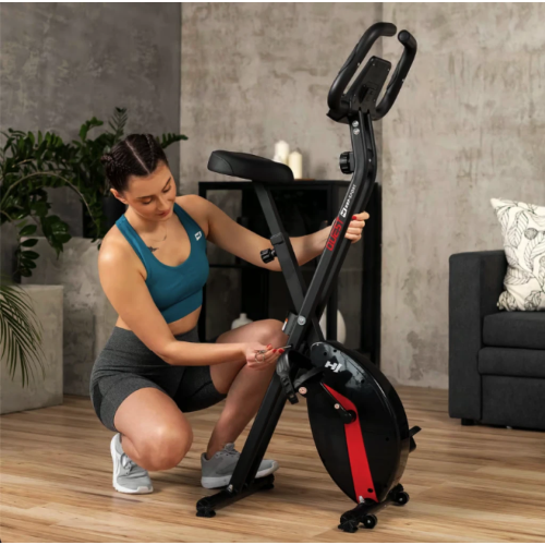 Велотренажер  Hop-Sport HS-3020X Quest X-Bike Black-Red - фото №9